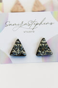 Brianna Triangle Ceramic Studs