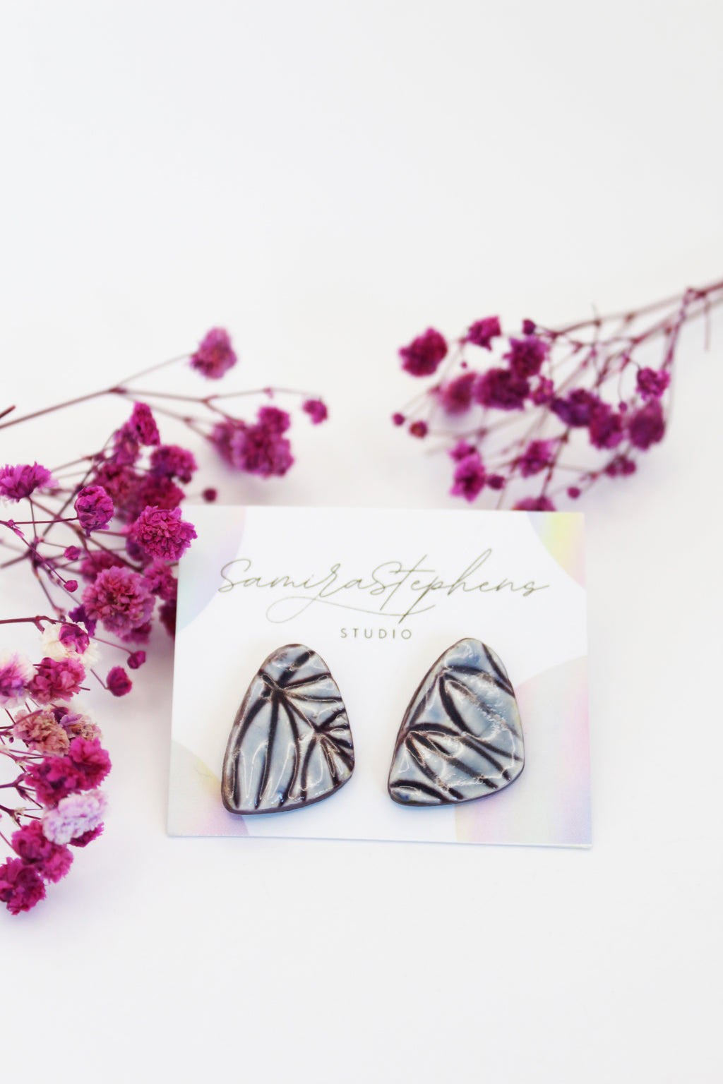 Bridget Ceramic Stud Earrings