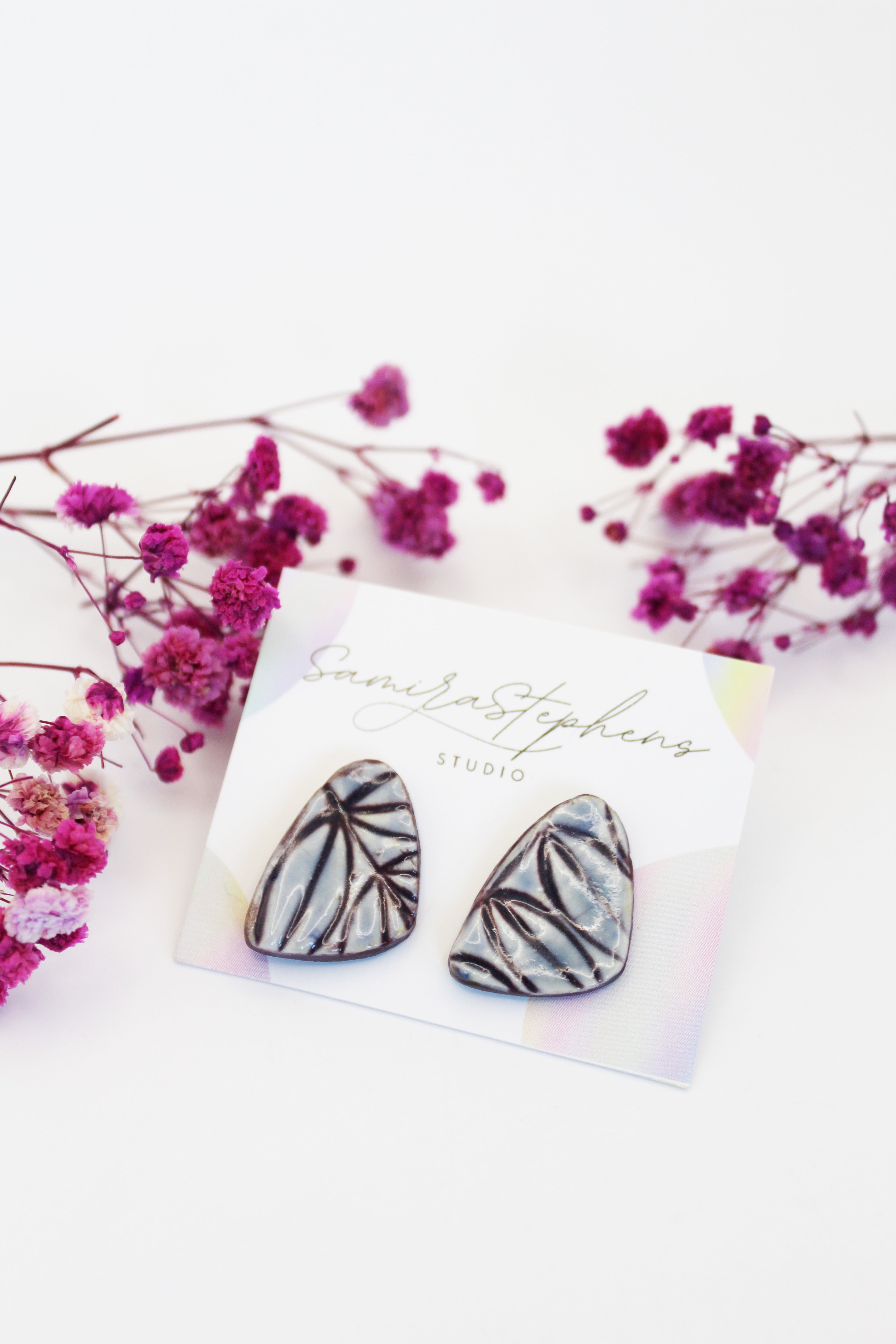 Bridget Ceramic Stud Earrings