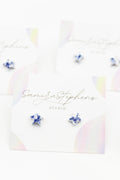 Ella Porcelain Tiny Star Stud Earrings