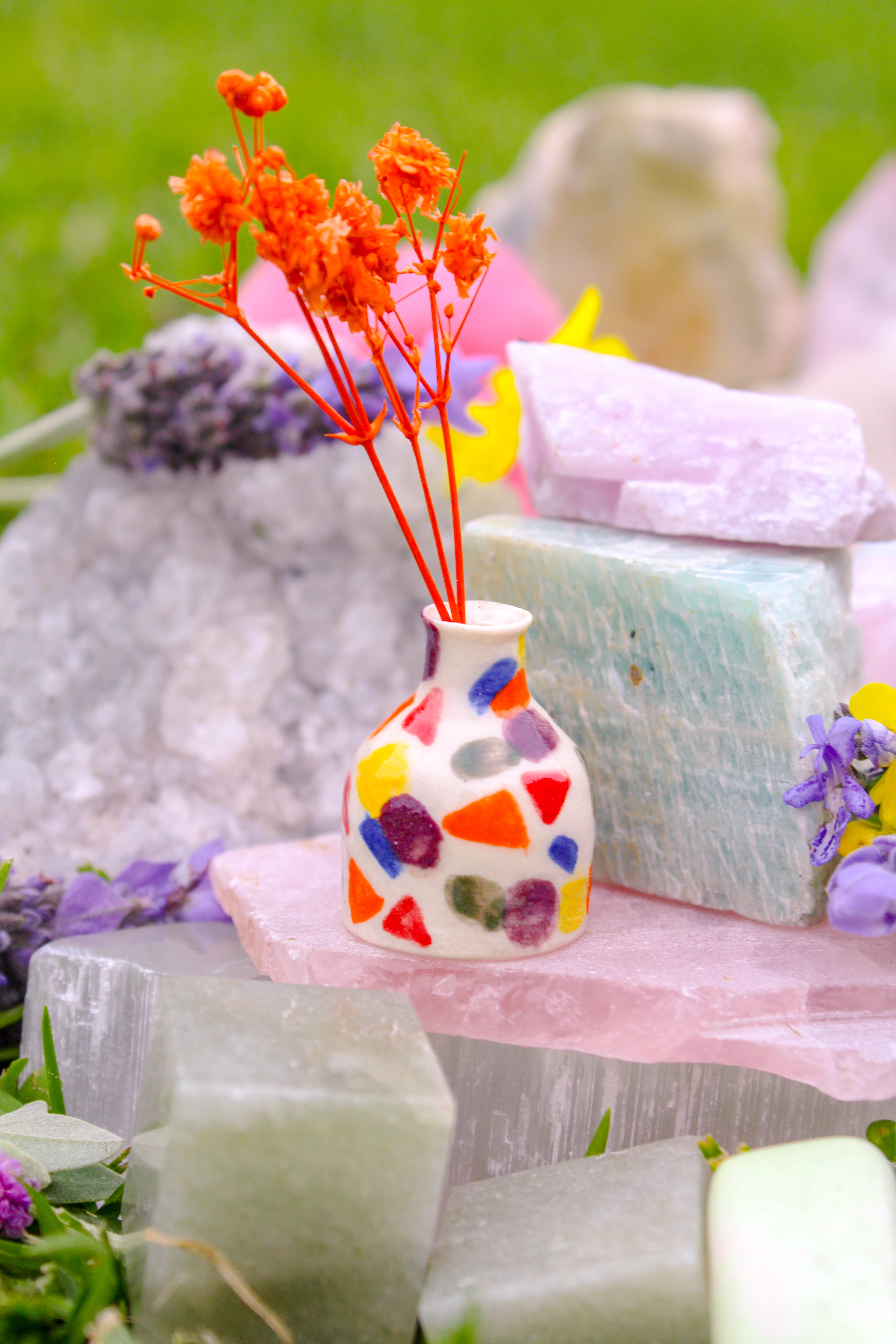Frankie Ceramic Tiny Vase