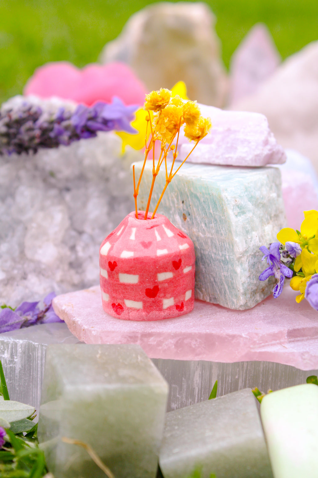 Ruby Ceramic Tiny Vase