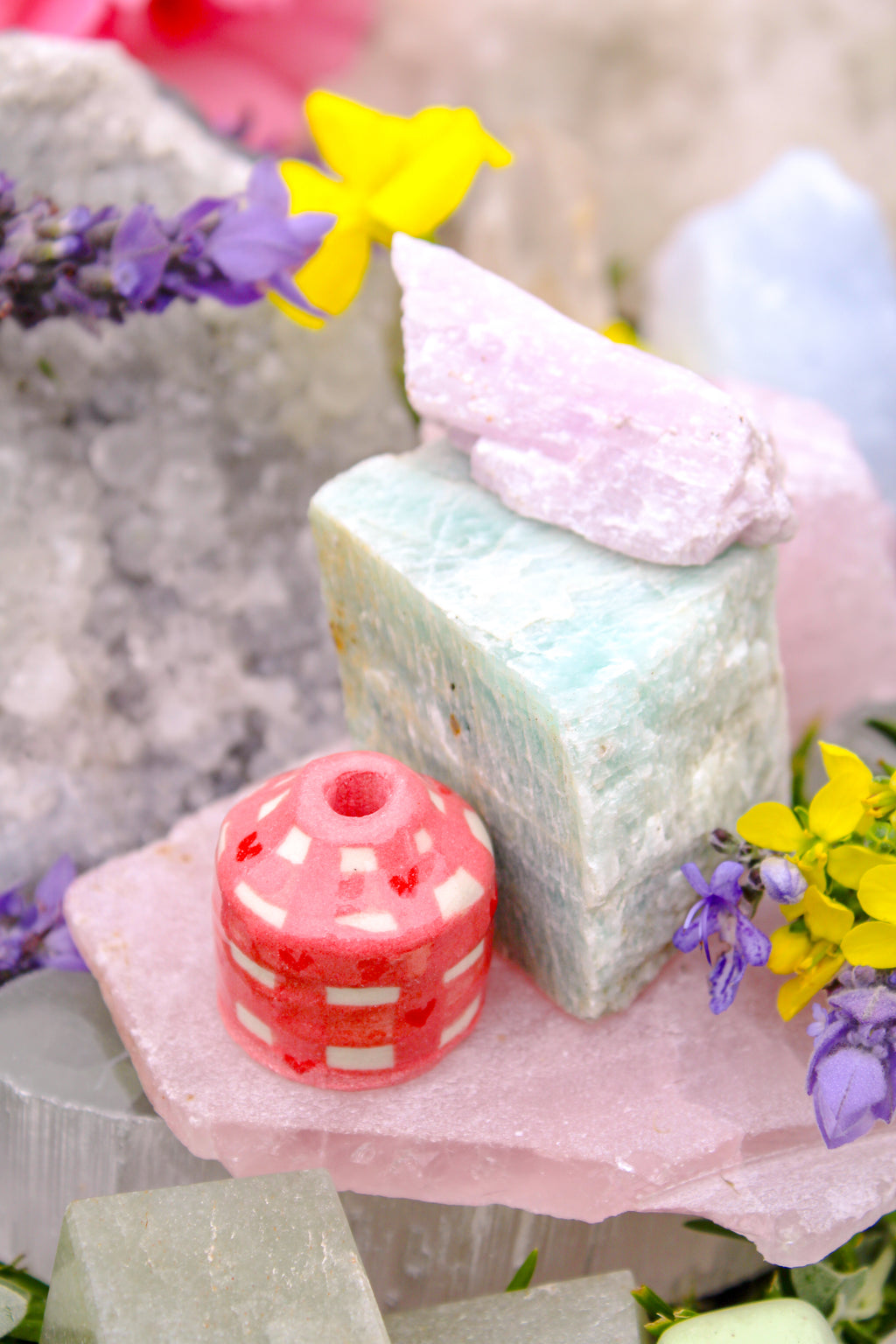 Ruby Ceramic Tiny Vase