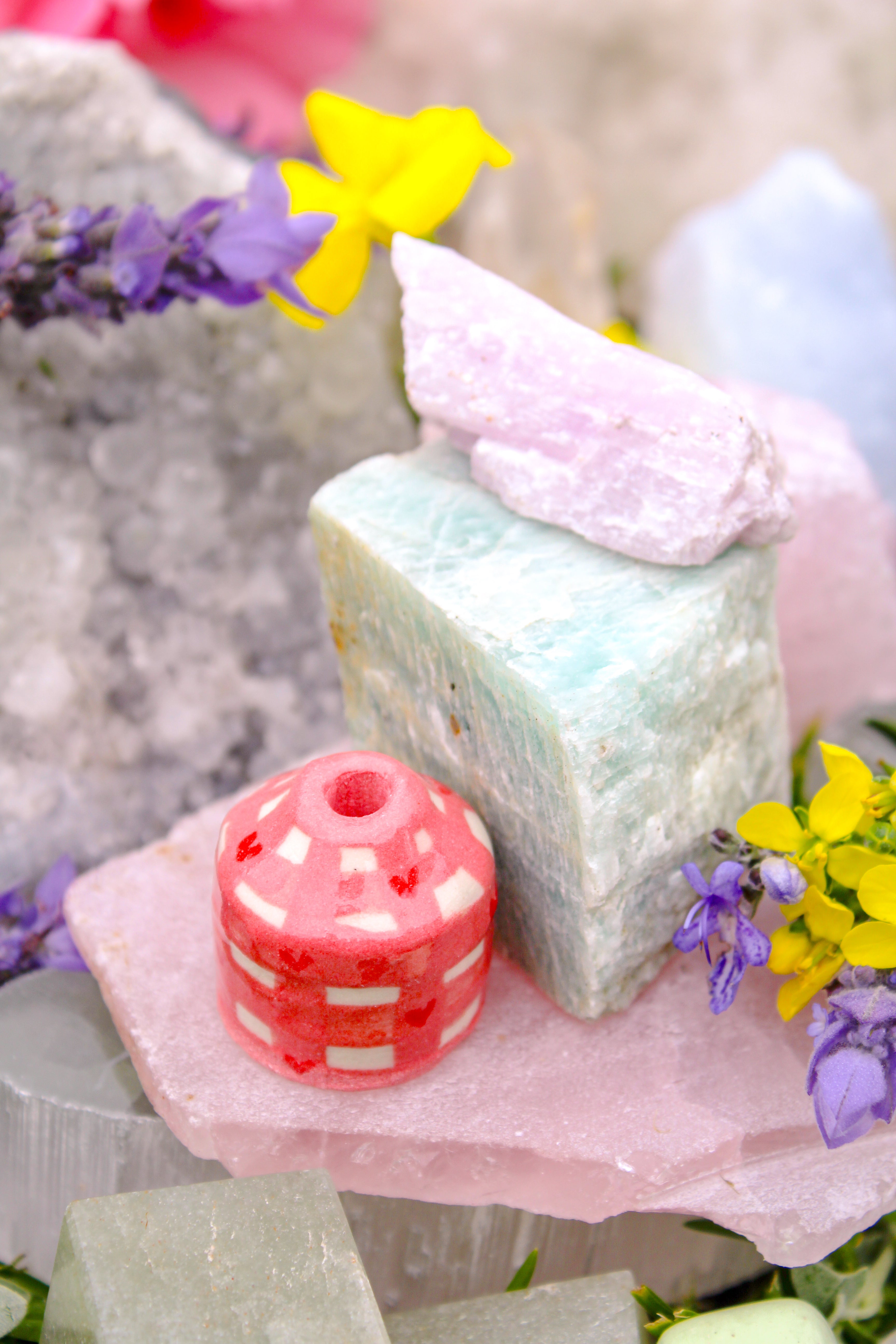Ruby Ceramic Tiny Vase