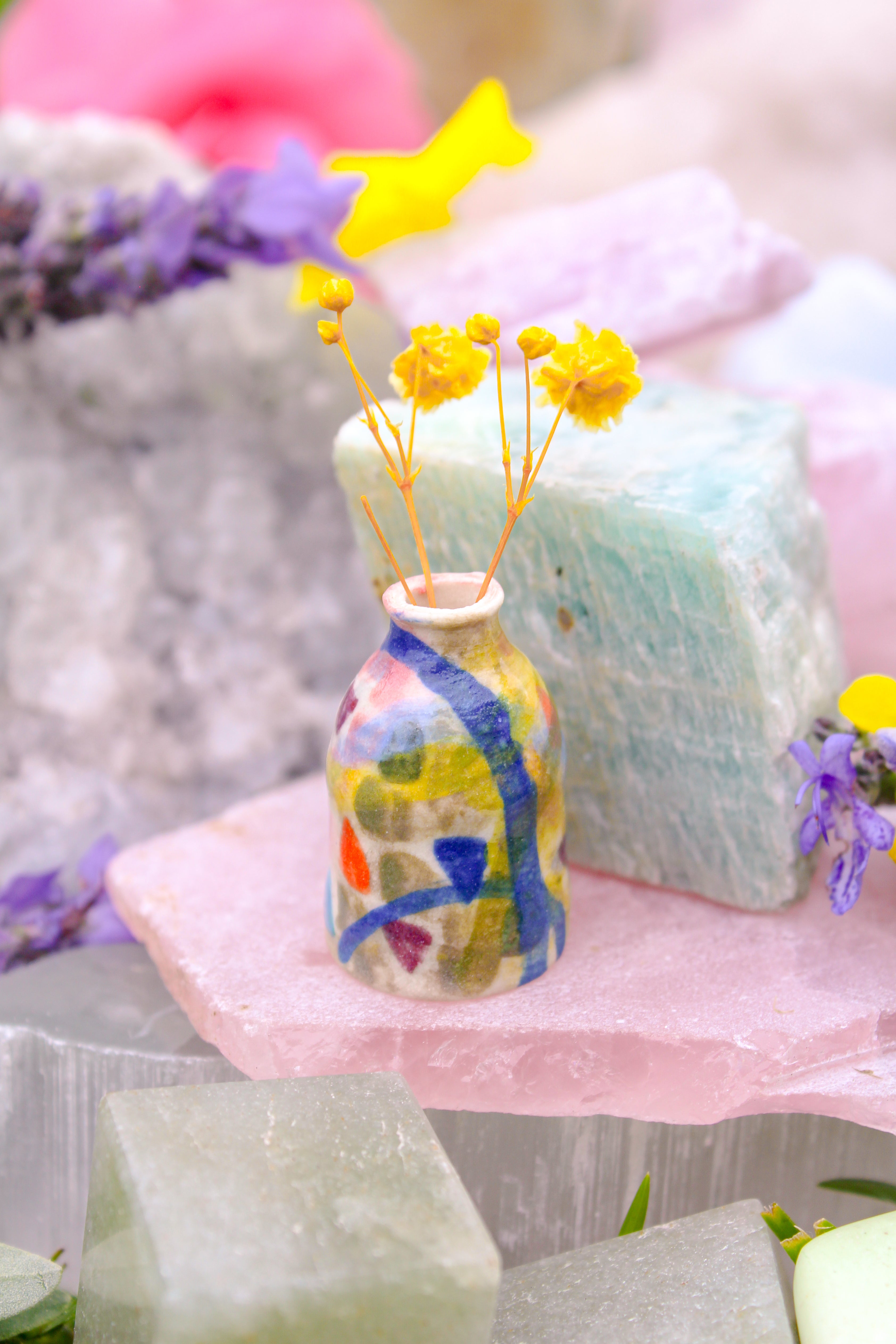 Sage Ceramic Tiny Vase