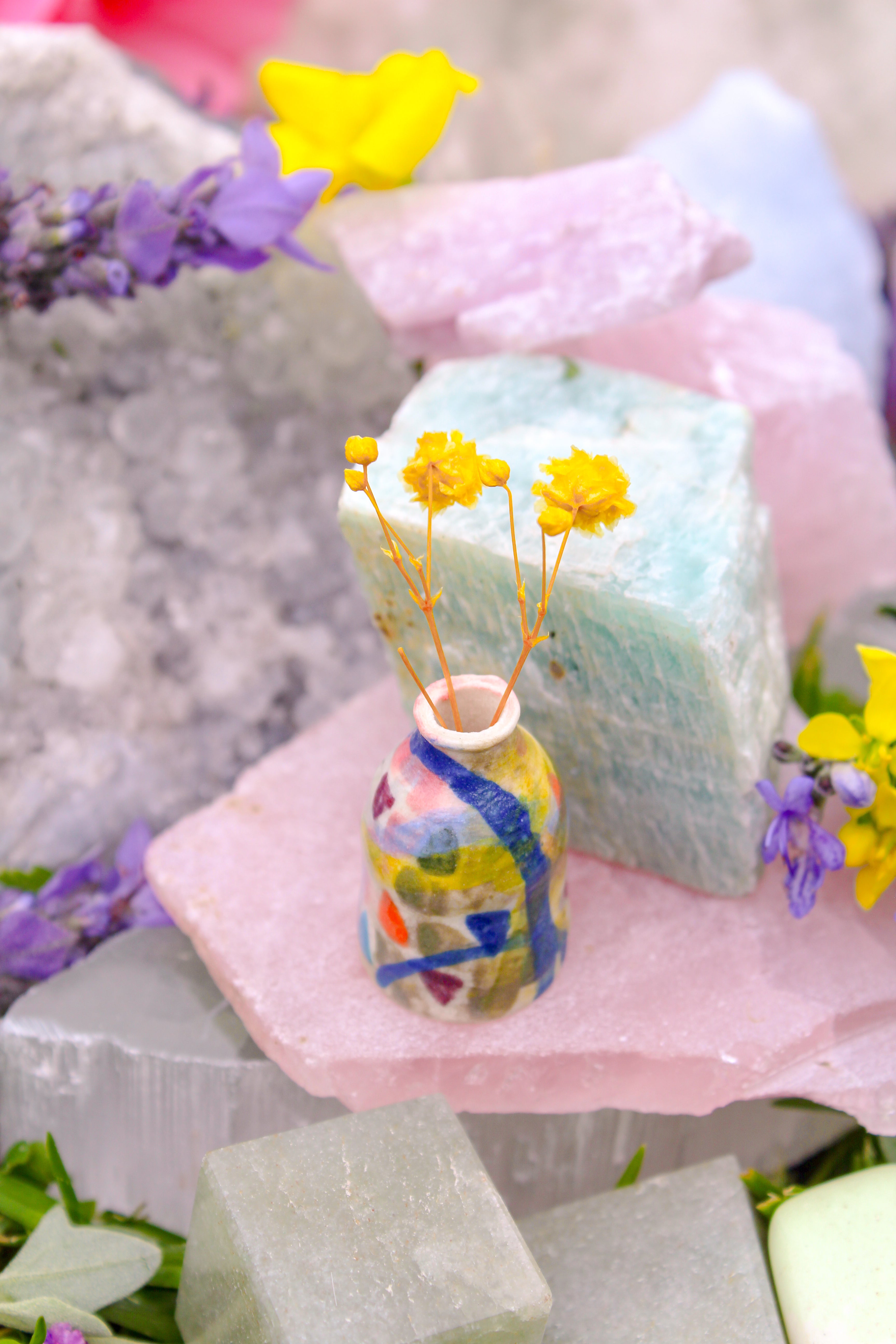 Sage Ceramic Tiny Vase