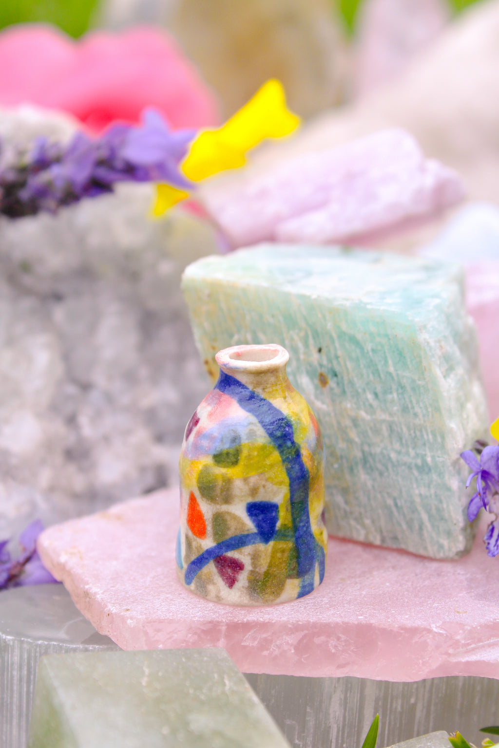 Sage Ceramic Tiny Vase