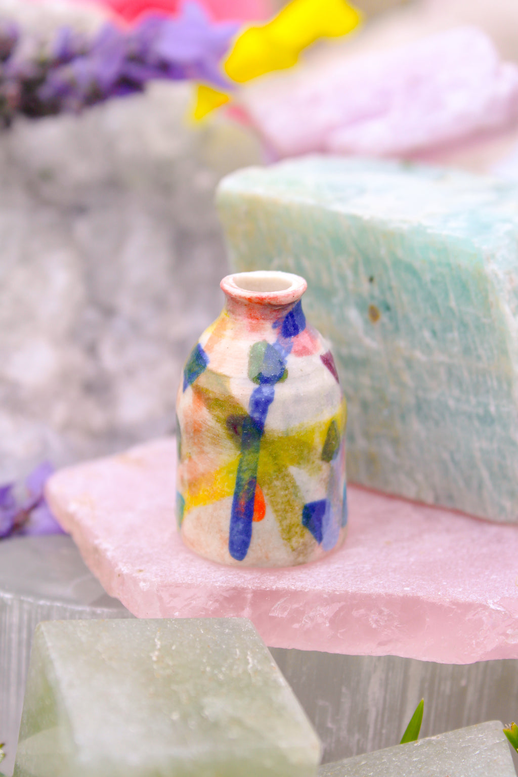 Sage Ceramic Tiny Vase