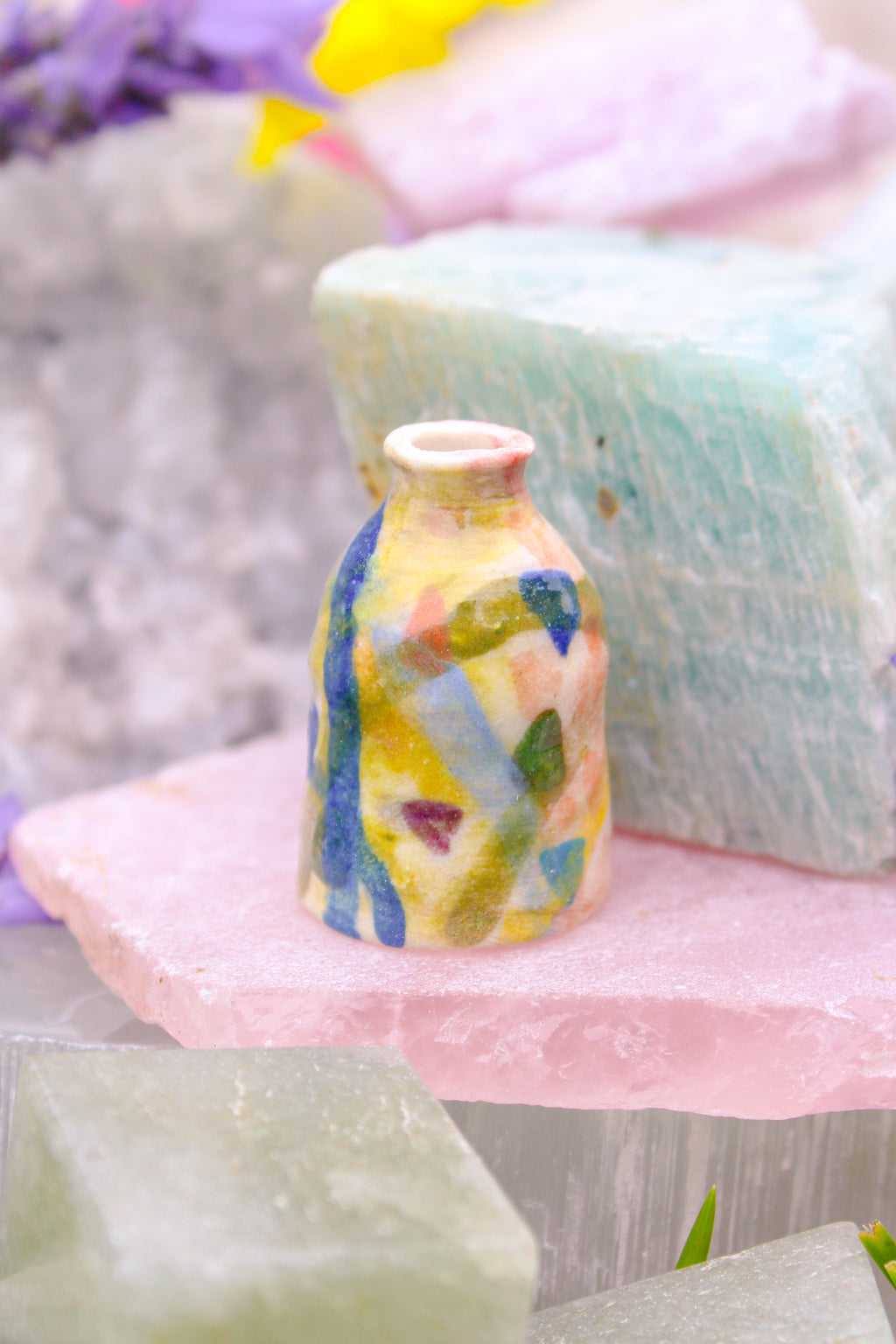 Sage Ceramic Tiny Vase