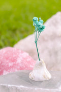 Tara Porcelain Bud Vase in Green