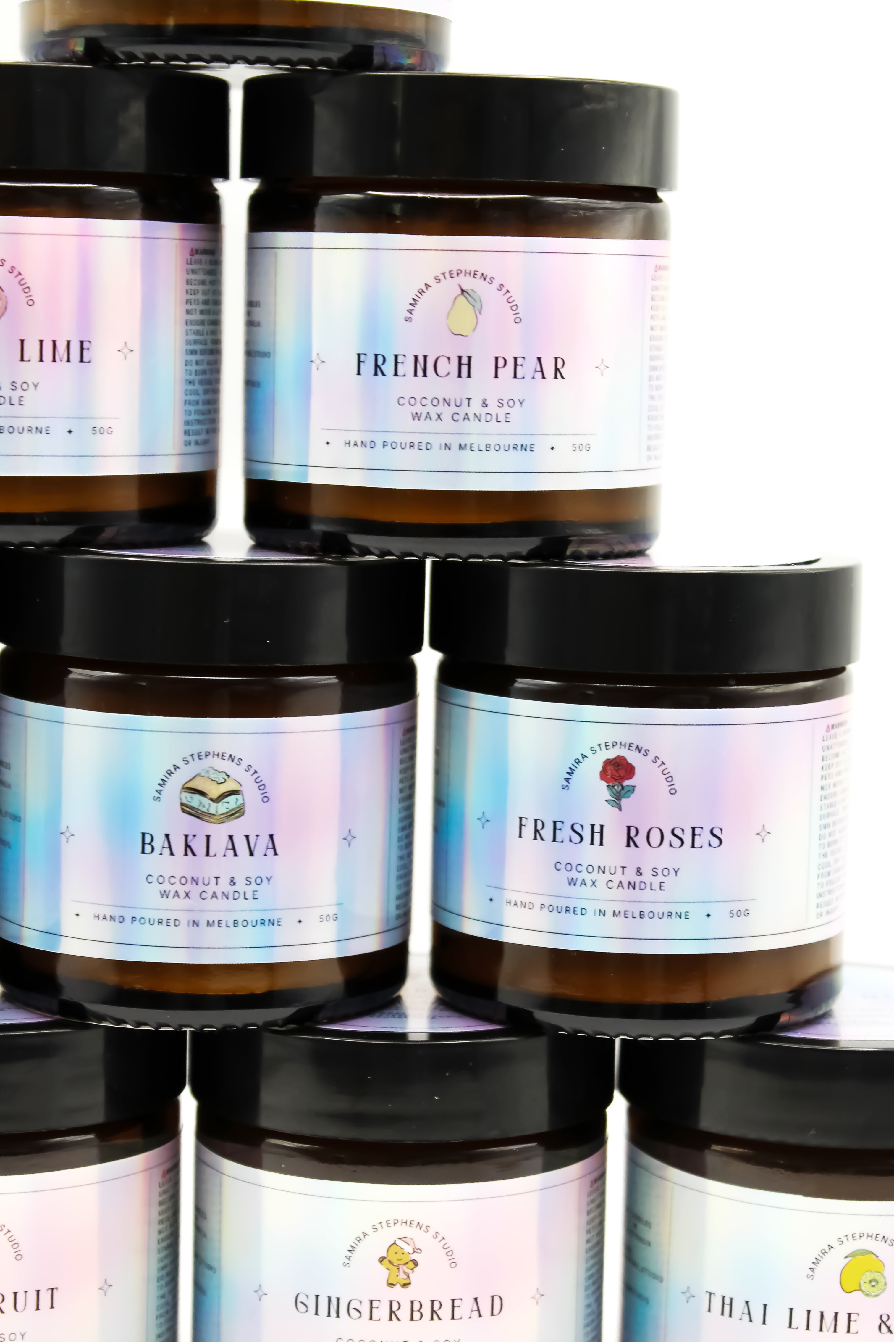 Amber Coconut Soy Candle