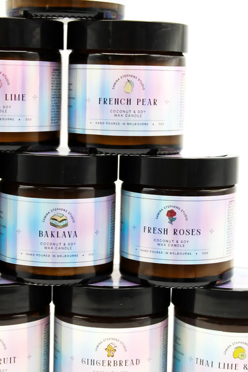 Amber Coconut Soy Candle