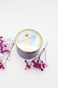 Sarina Purple Coconut Soy Candle Tropical Fruit Mix