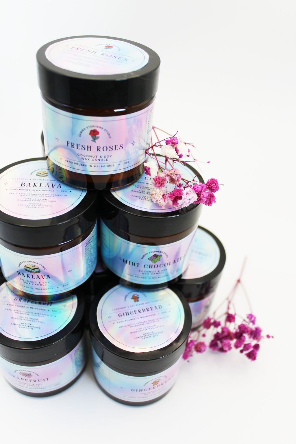 Amber Coconut Soy Candle