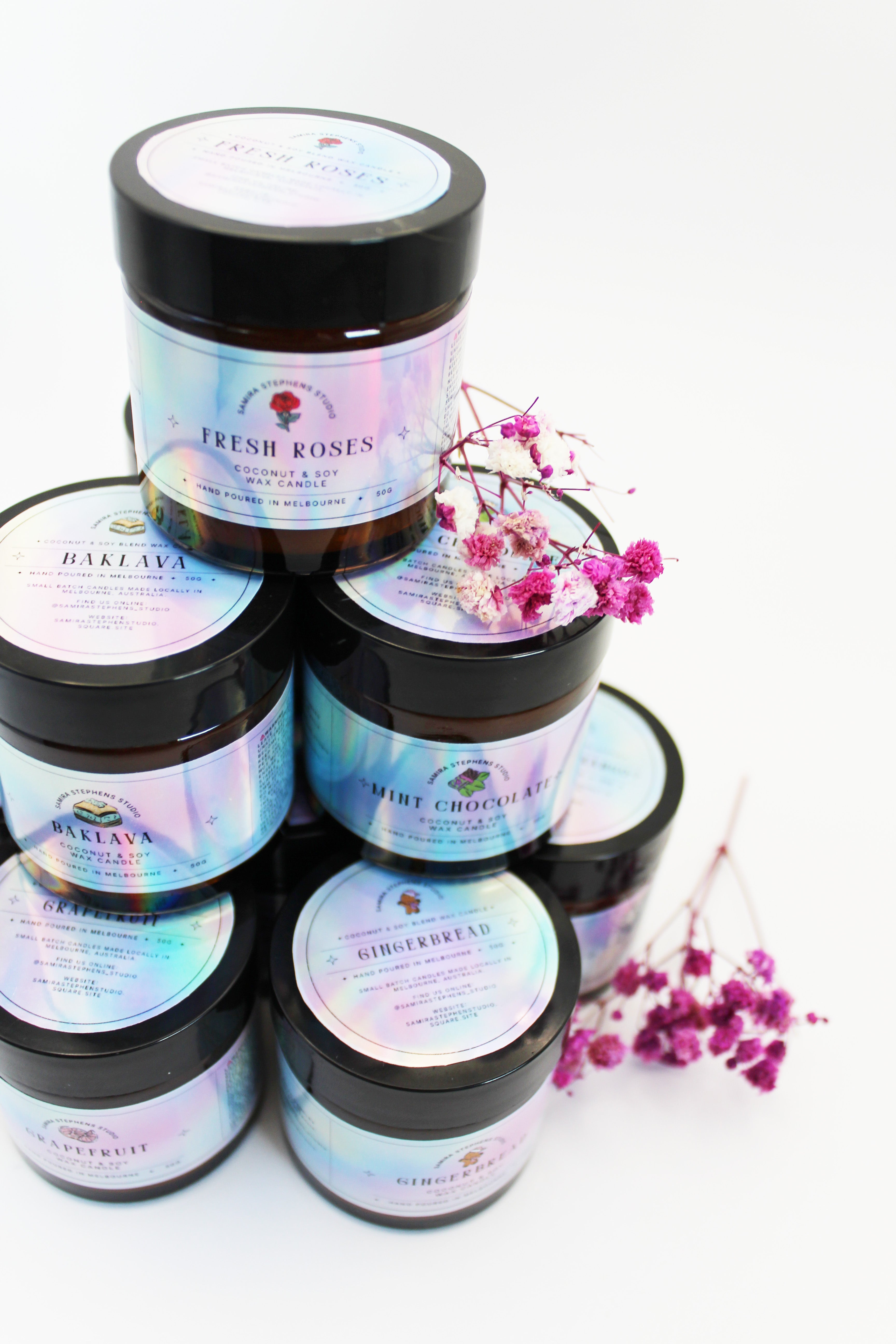 Amber Coconut Soy Candle
