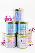Zarina Gold Coconut Soy Candle in Peony Petals