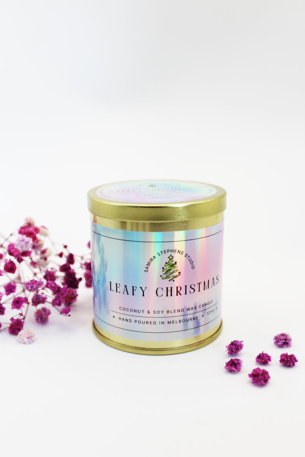 Zarina Gold Coconut Soy Candle in Lemongrass