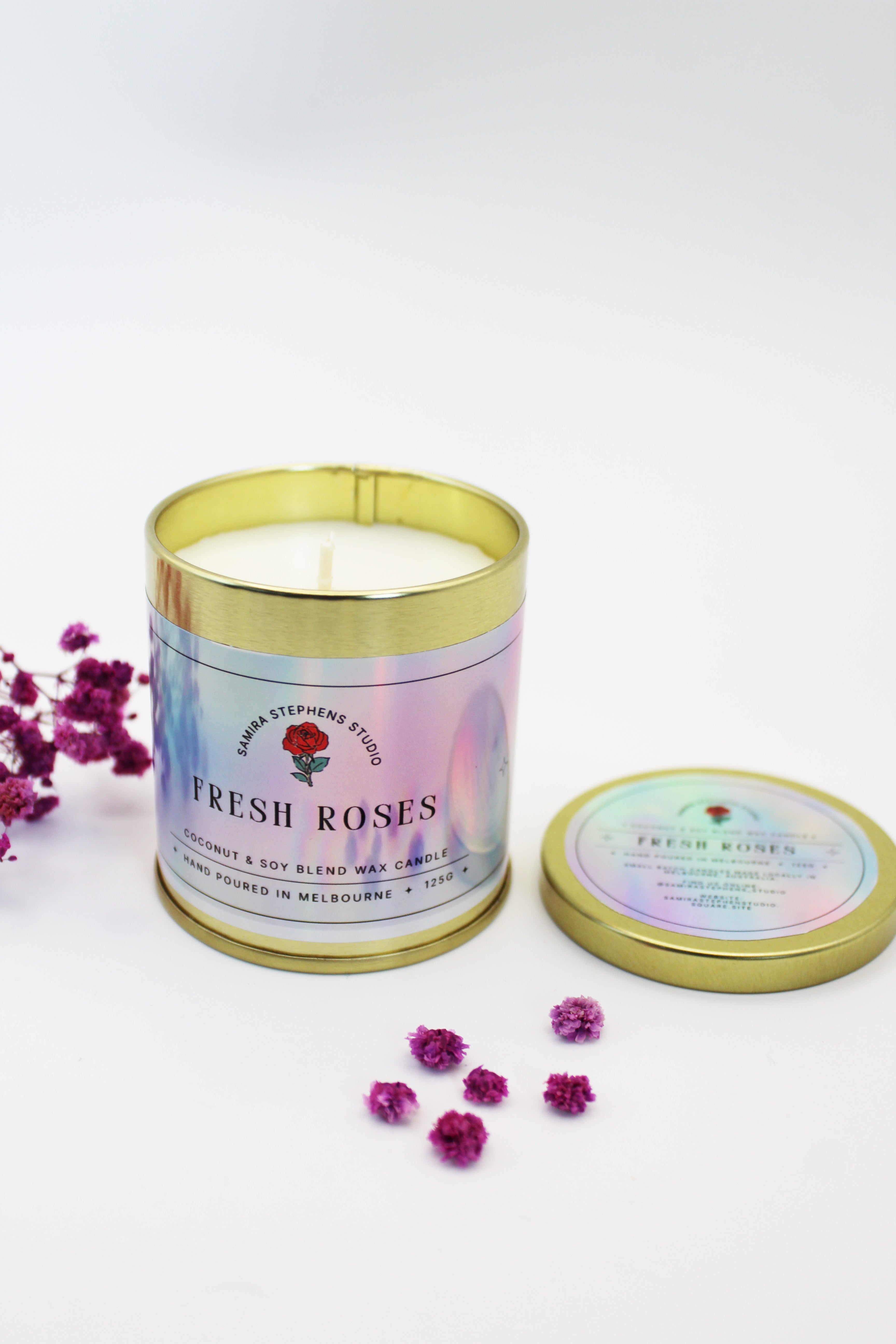 Zarina Gold Coconut Soy Candle