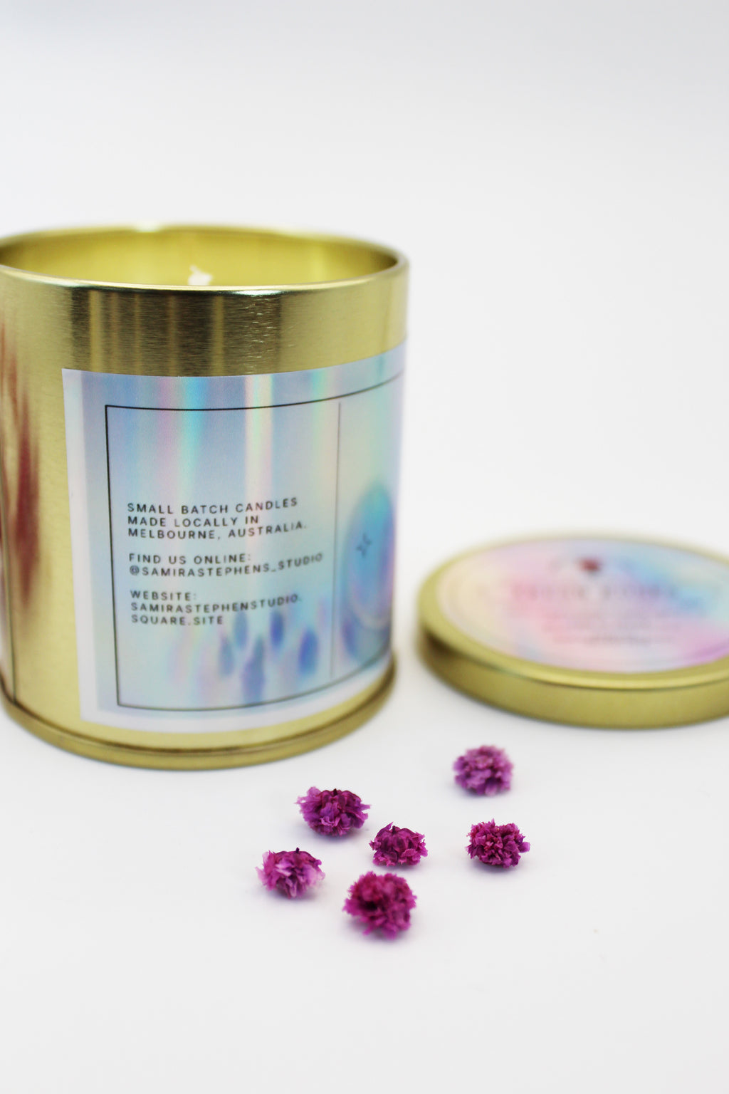 Zarina Gold Coconut Soy Candle