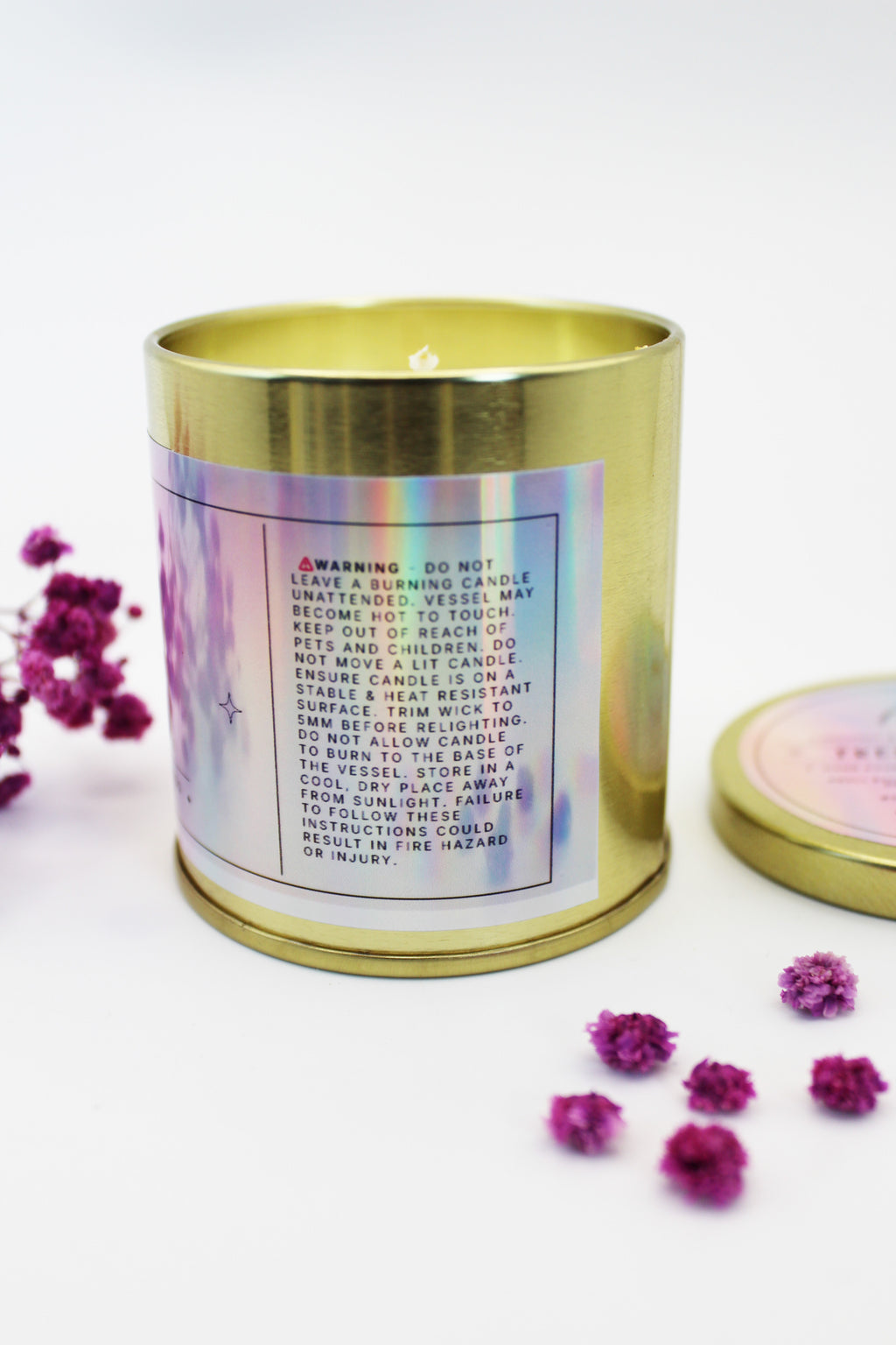 Zarina Gold Coconut Soy Candle