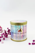 Zarina Gold Coconut Soy Candle in Tropical Fruit Mix