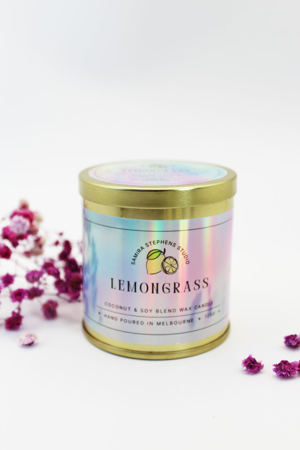 Zarina Gold Coconut Soy Candle