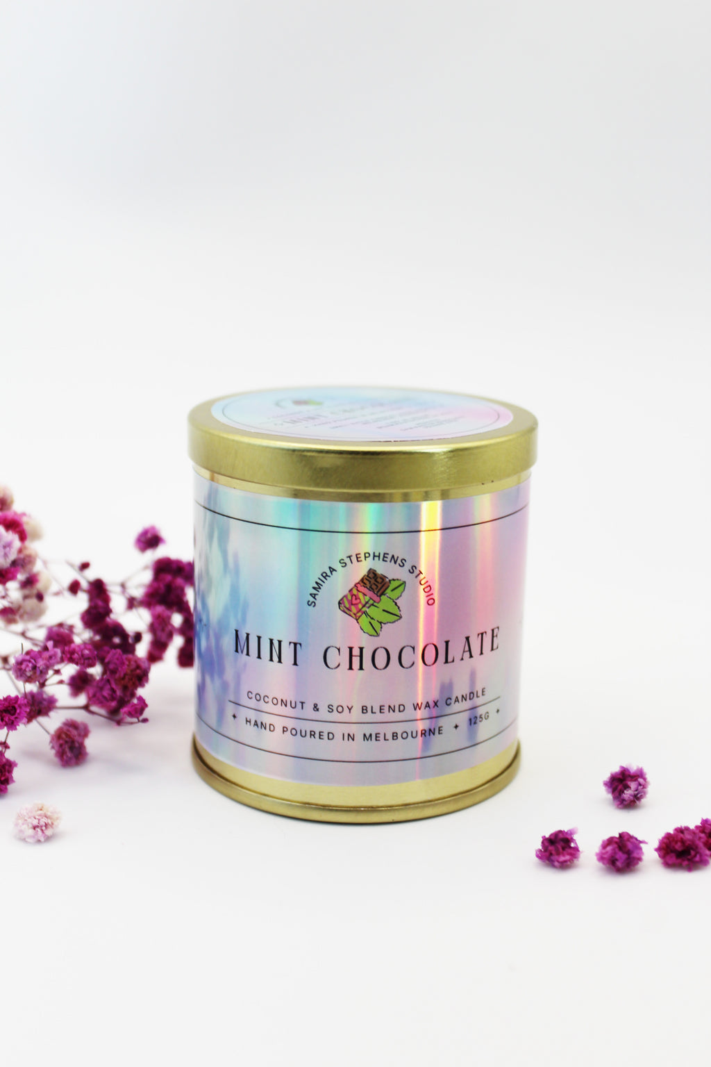 Zarina Gold Coconut Soy Candle in Lemongrass