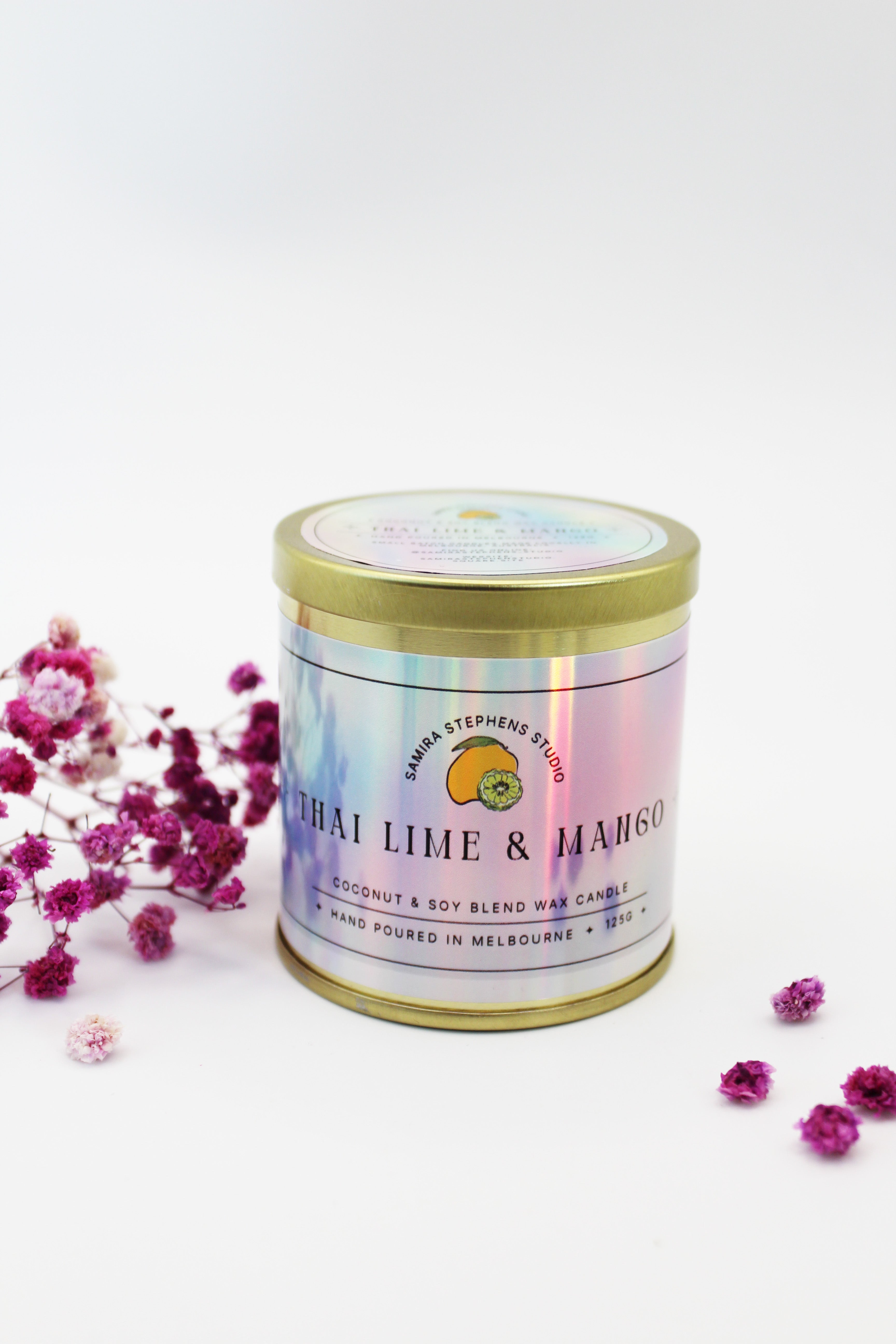 Zarina Gold Coconut Soy Candle
