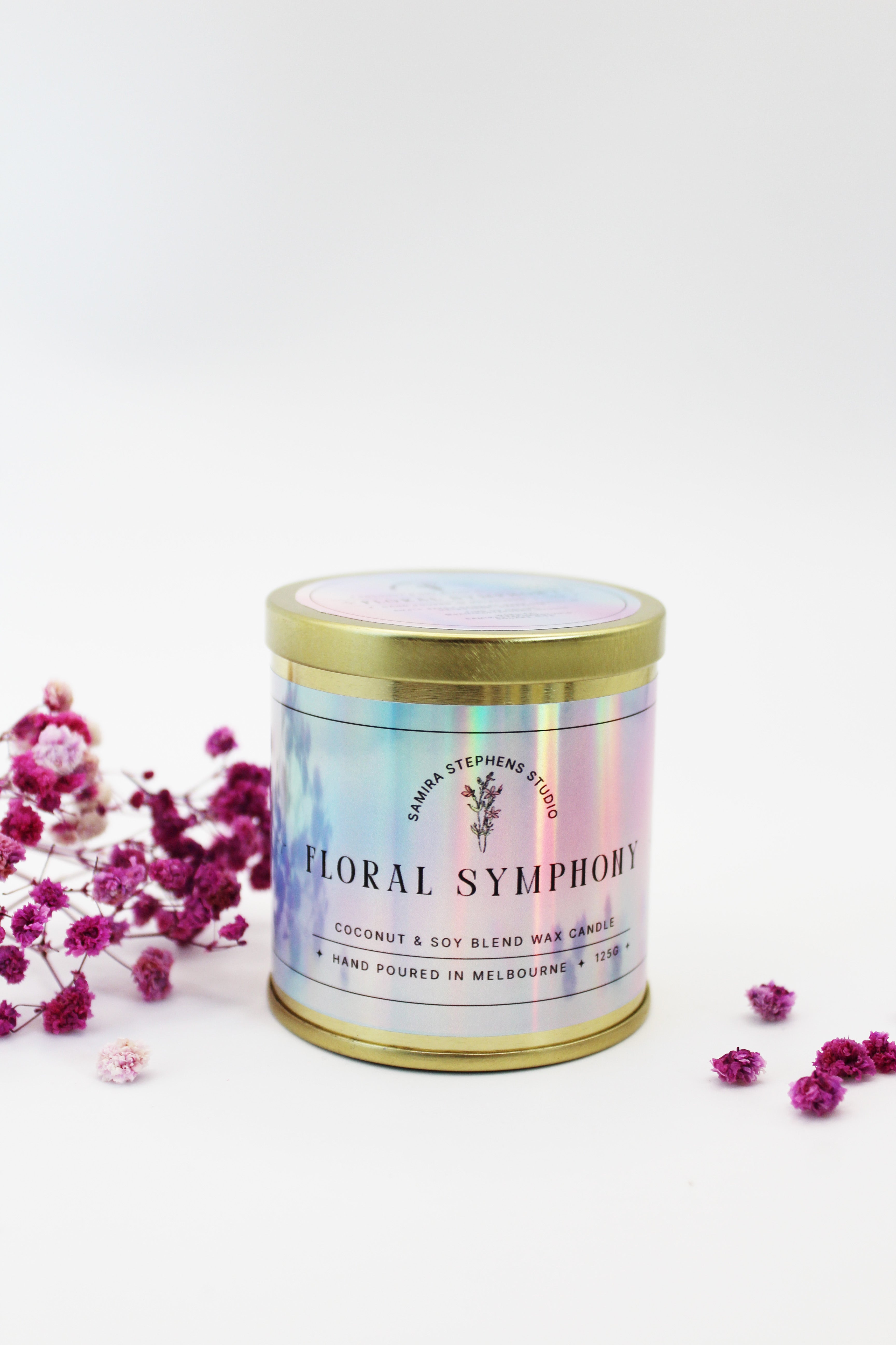 Zarina Gold Coconut Soy Candle