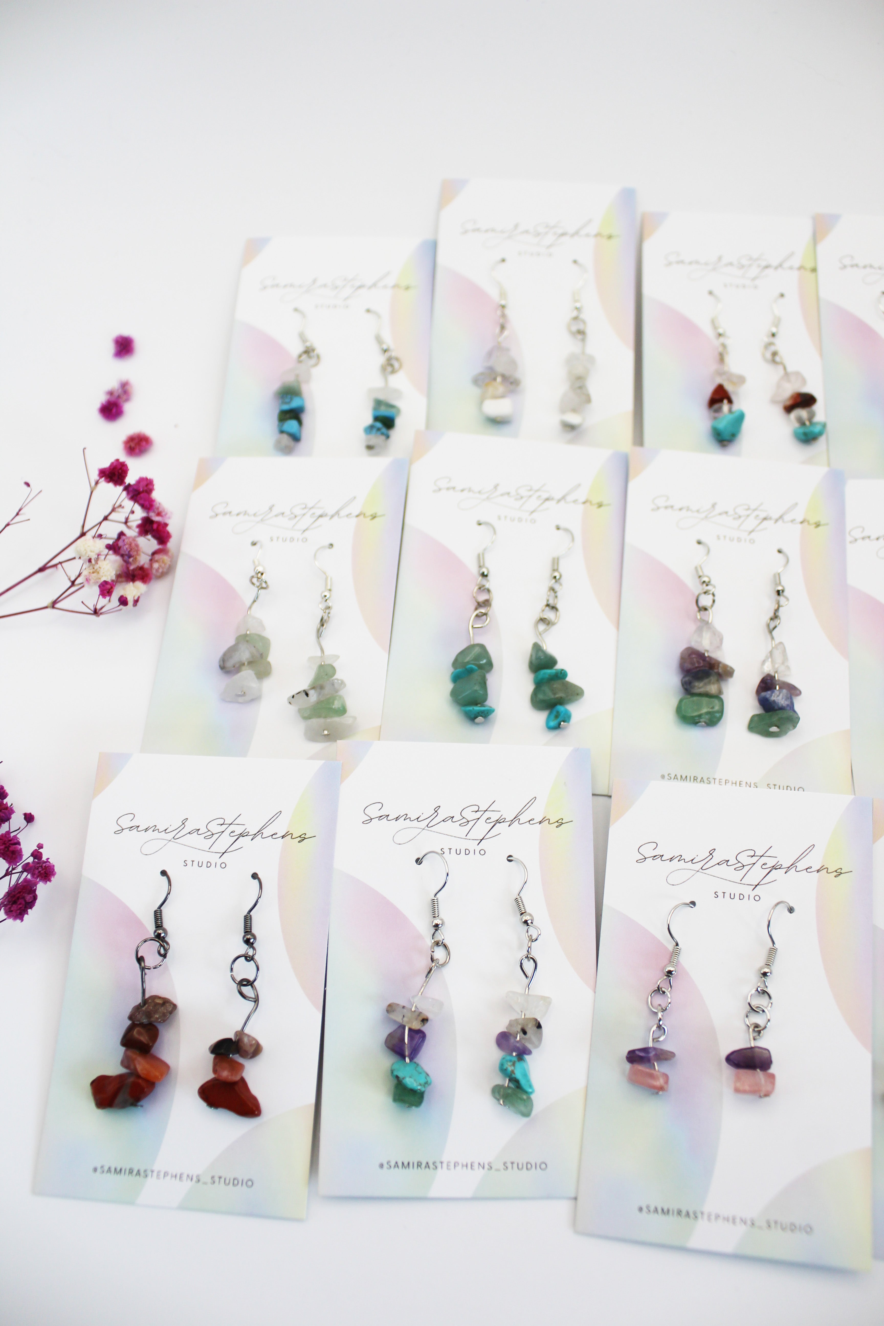 Mia Gemstone Earrings