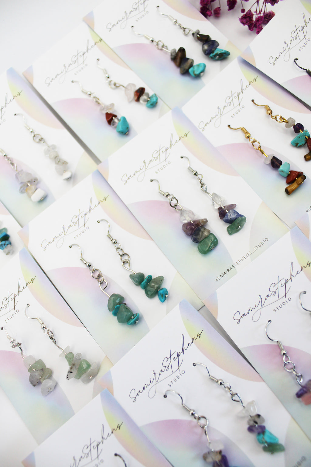 Mia Gemstone Earrings
