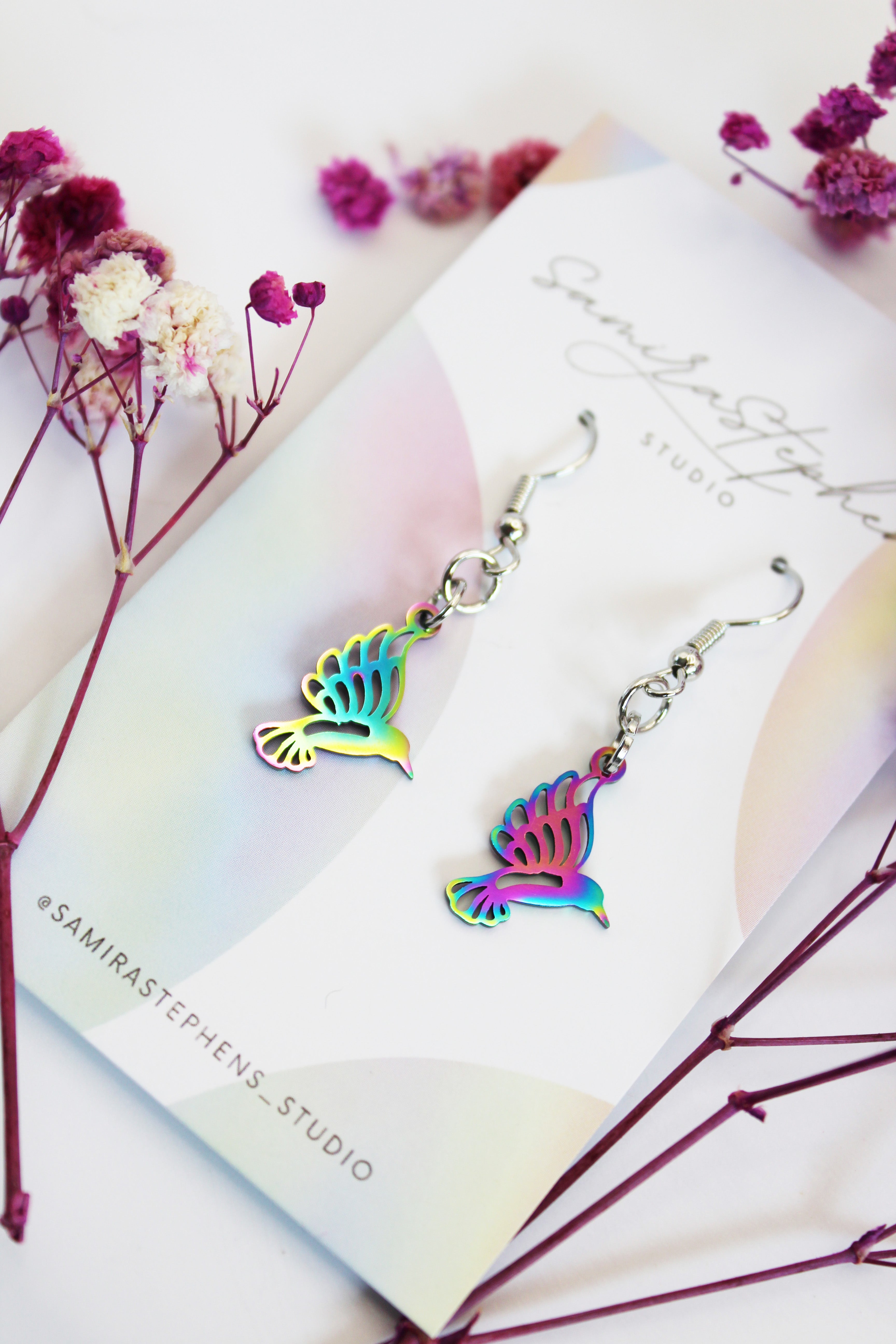 Raven Bird Earrings