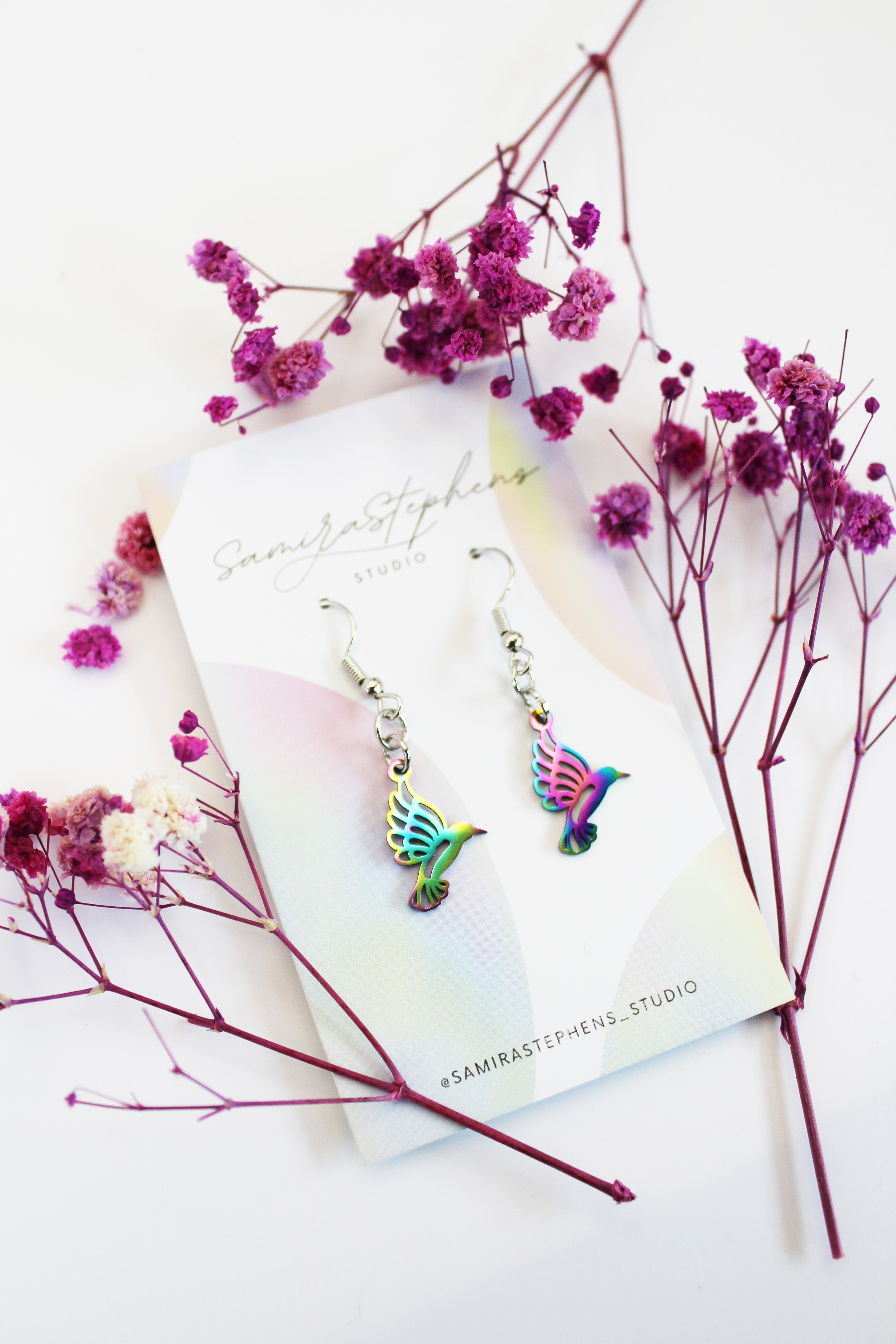 Raven Bird Earrings