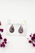 Skye Ceramic Teardrop Stud Earrings