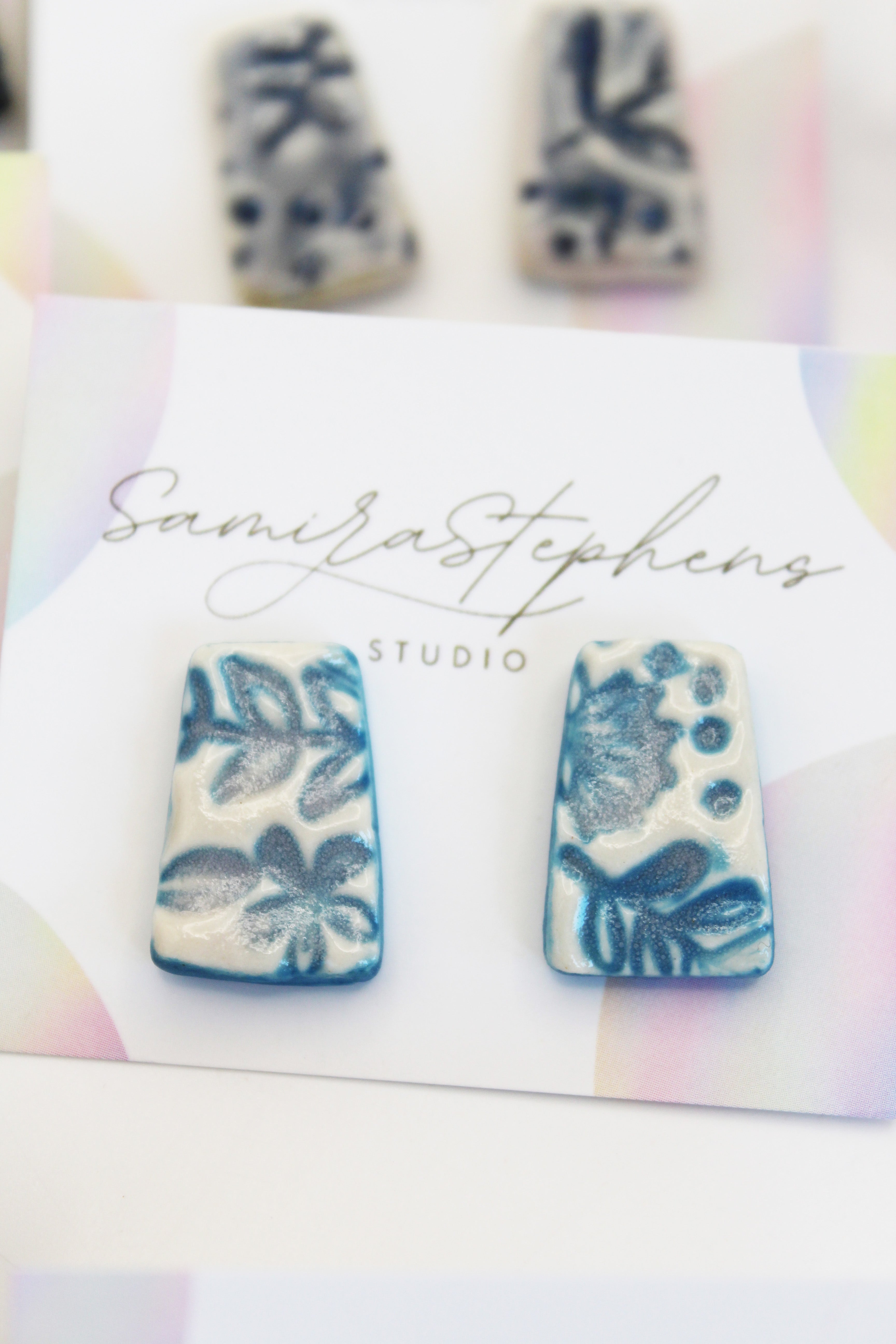 Maisie Ceramic Stud Earrings