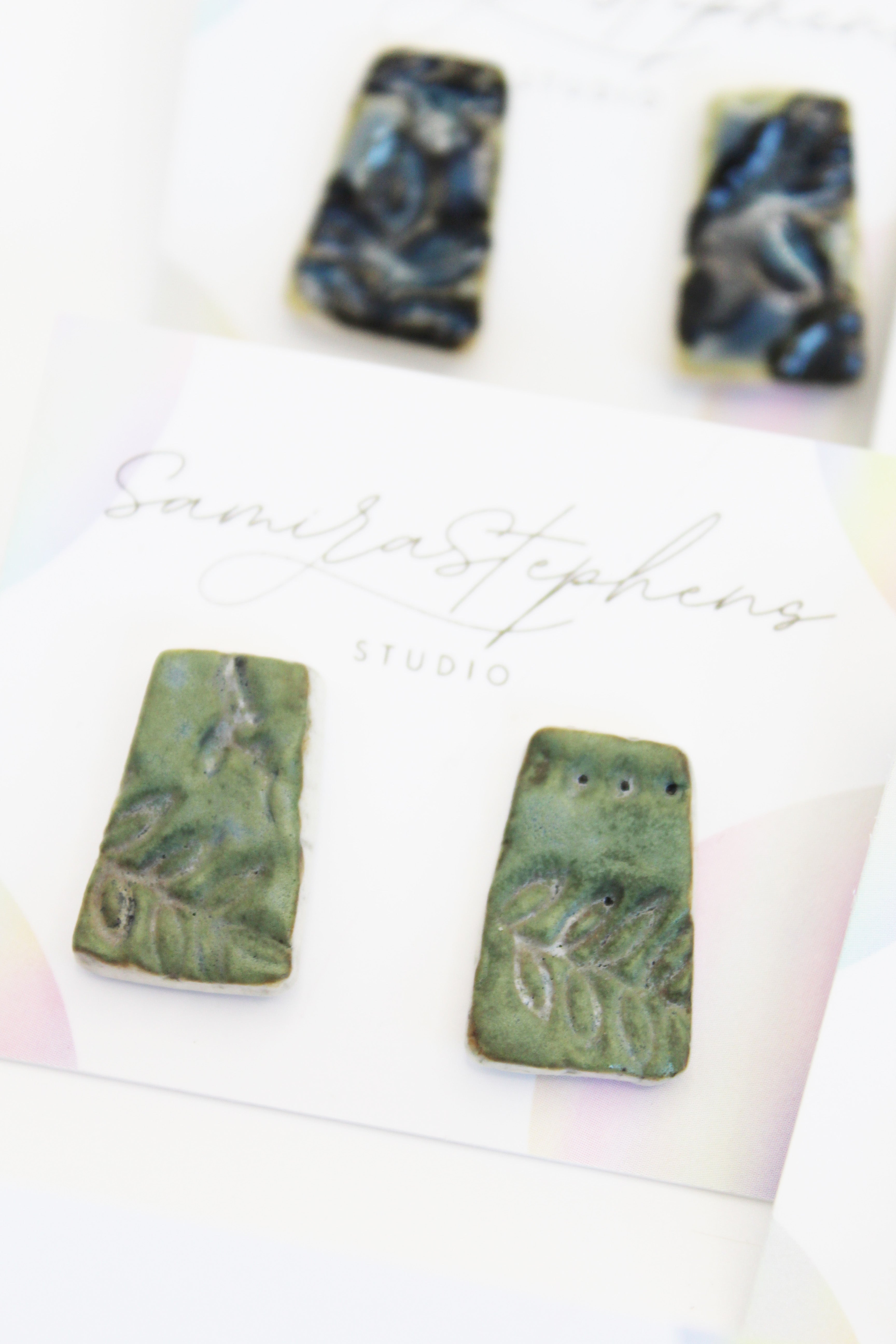 Maisie Ceramic Stud Earrings