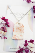 Eva Porcelain Arch Necklace