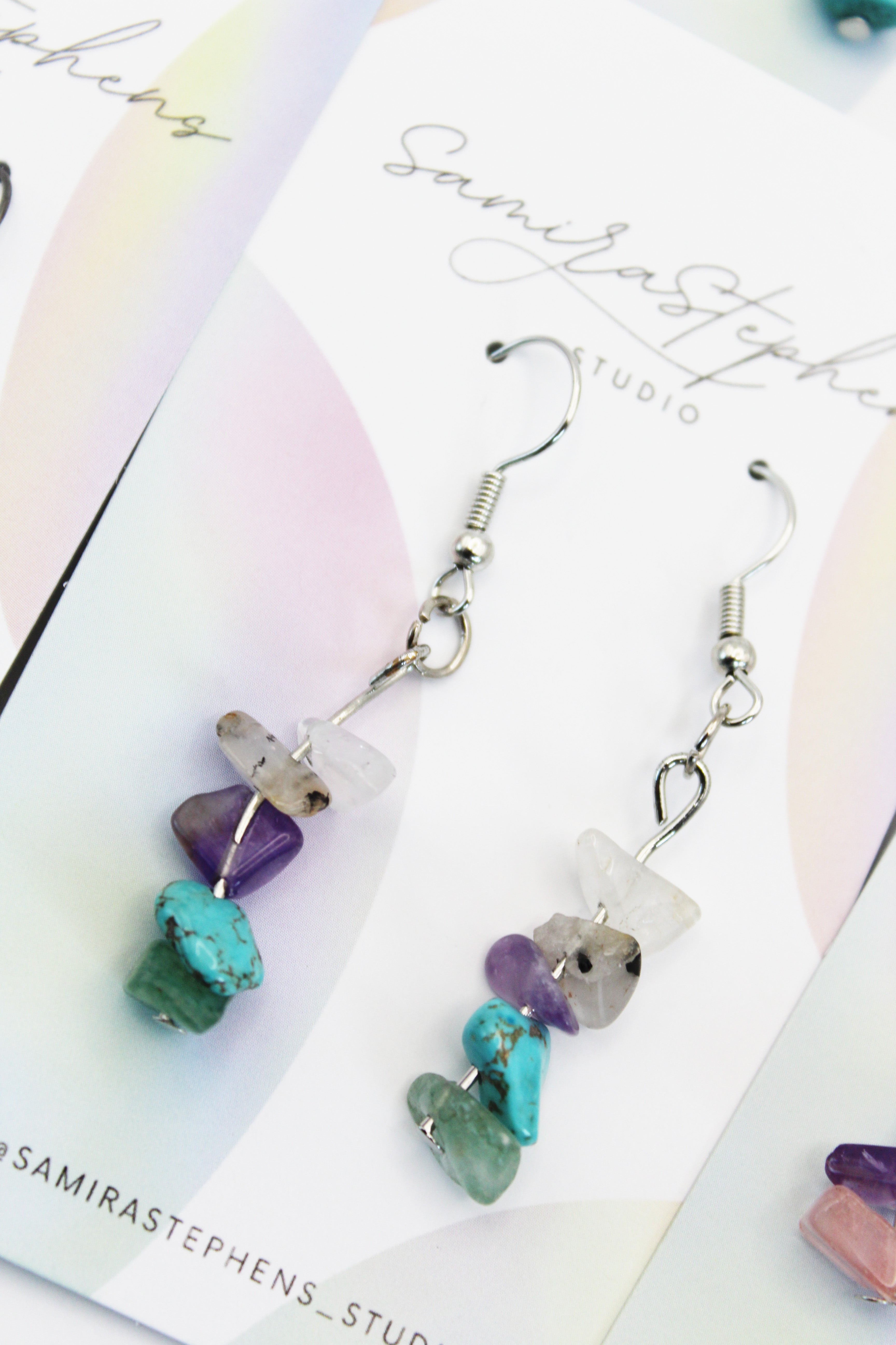 Mia Gemstone Earrings