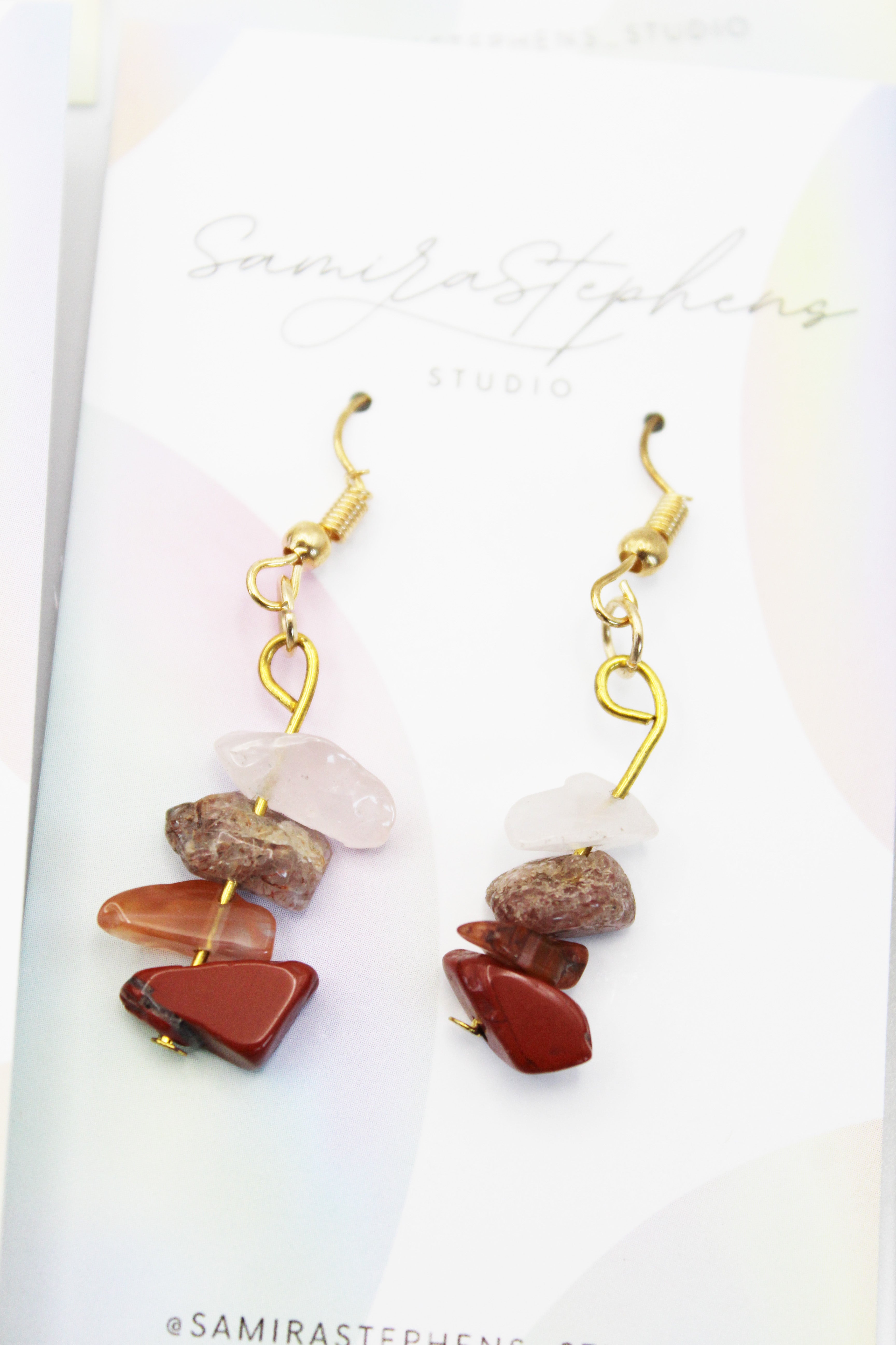 Mia Gemstone Earrings
