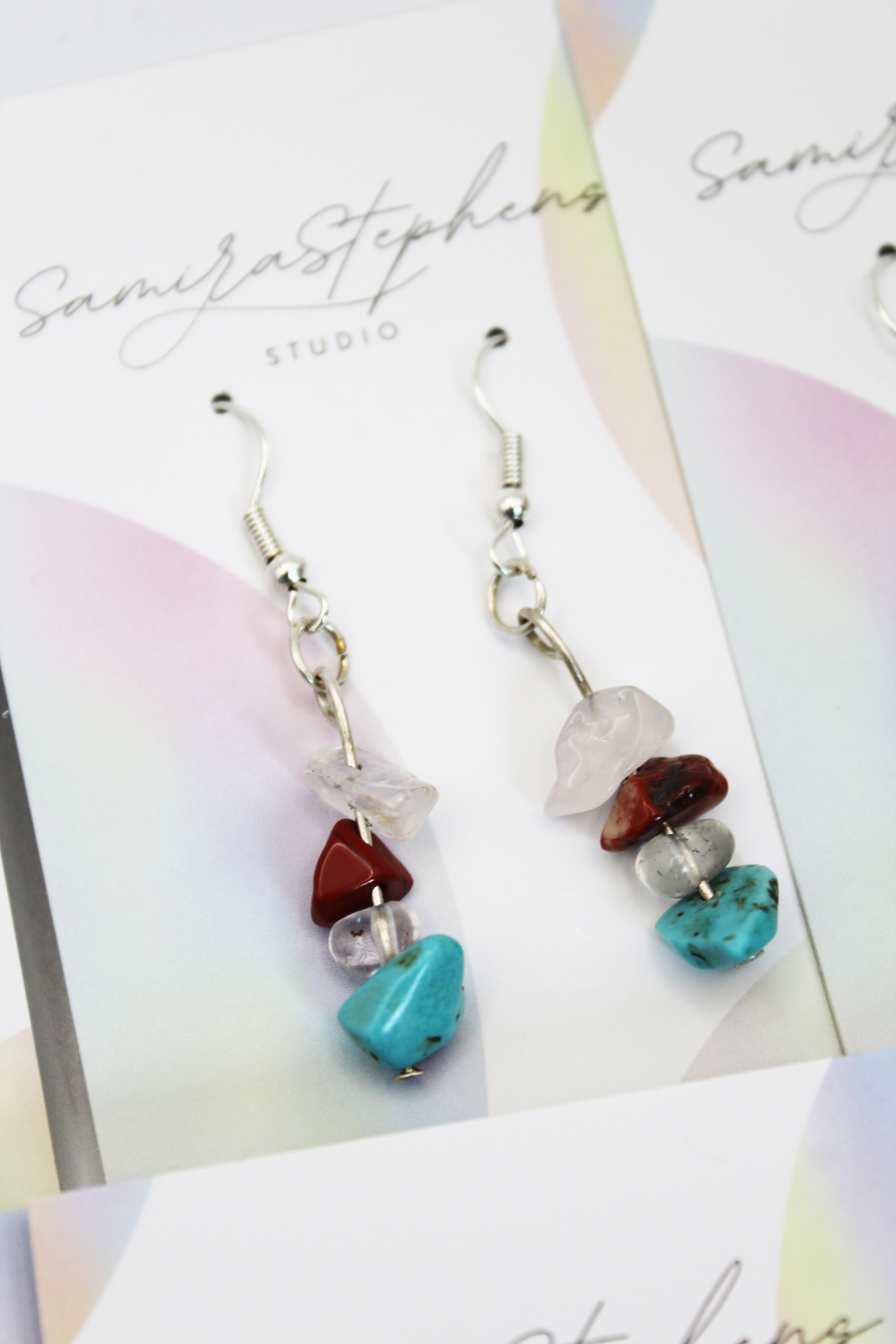 Mia Gemstone Earrings