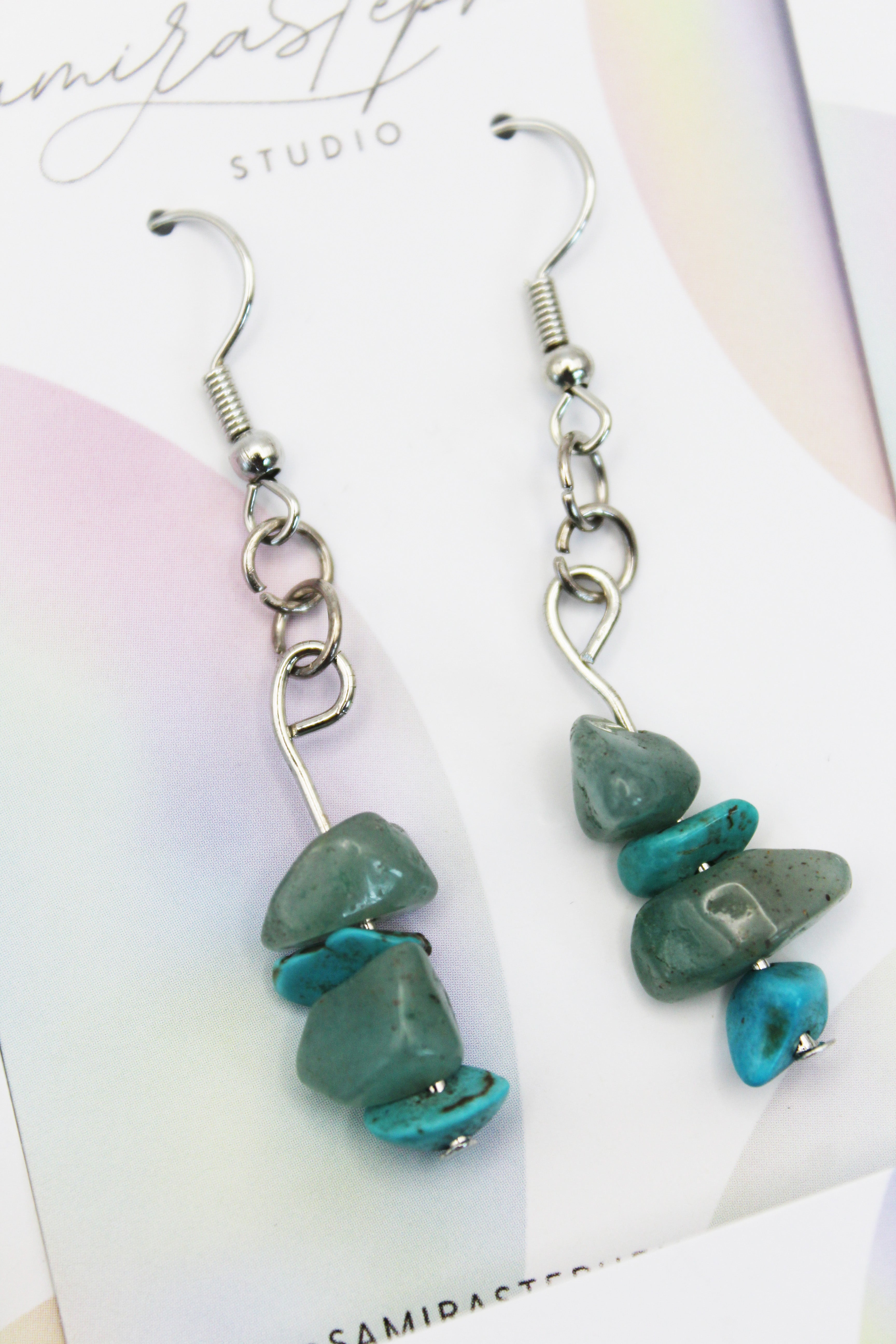 Mia Gemstone Earrings