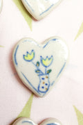 Lottie Small Heart Ceramic Magnet in Sunshine